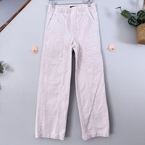 Gap Pants Gorpcore Coquette High Rise Wide Leg Carpenter Utility Pink Denim XS